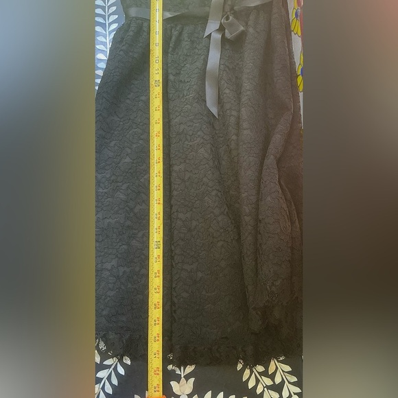 Black Lace Strapless Cocktail Dress 🖤 Goth, Wedding Guest, Witchy, Dark Romance - Picture 9 of 9